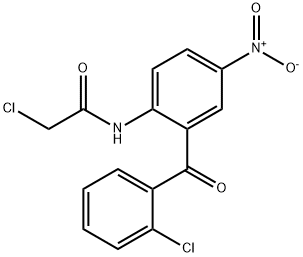 2-(2-Chloroacetamido)-5-nitro-2′-chlorobenzophenone (CAS#180854-85-7)