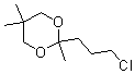 2-(3-Chloropropyl)-2,5,5-trimethyl-1,3-dioxane(CAS#88128-57-8)