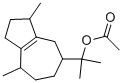 2-[(3S,5R,8S)-3,8-Dimethyl-1,2,3,4,5,6,7,8-Octahydroazulen-5-Yl]Propan-2-Yl Acetate(CAS#134-28-1)