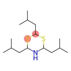 2,4,6-Triisobutyl-5,6-dihydro-4H-1,3,5-dithiazine（CAS#74595-94-1）