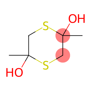 2,5-Dimethyl-2,5-dihydroxy-1,4-dithiane（CAS#55704-78-4）