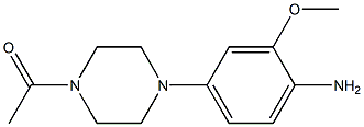 2-methoxy-4-(4-acetylpiperazinyl)aniline(CAS#1021426-42-5)