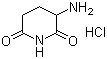 “3-Aminopiperidine-2,6-dione hydrochloride(CAS#24666-56-6)”