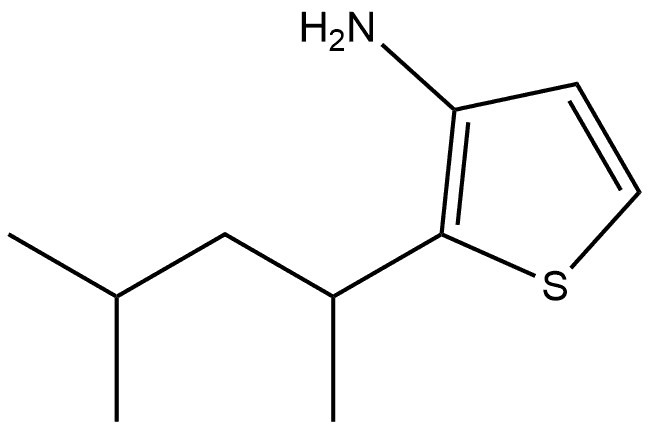 3-Thiophenamine, 2-(1,3-dimethylbutyl)-(CAS#183677-34-1)