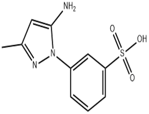 1-(3′-SULFOPHENYL)-3-METHYL-5-AMINOPYRAZOL（CAS# 23646-86-8)