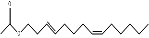 3,8-Tetradecadien-1-ol, acetate, (3E,8Z)- (9CI)