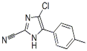 4-Chlor-2-cyano-5-(4-methylphenyl)imidazol