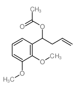 Benzenemethanol,2,3-dimethoxy-a-2-propen-1-yl-, 1-acetate（CAS#6282-24-2）