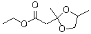 Ethyl 2,4-dimethyl-1,3-dioxolane-2-acetate(CAS#6290-17-1)