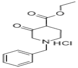 Ethyl N-benzyl-3-oxo-4-piperidine-carboxylate hydrochloride