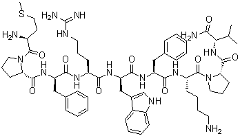 Met-Pro-D-Phe-Arg-D-Trp-Phe-Lys-Pro-Val-NH2(CAS#158563-45-2)