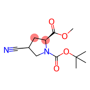 1,2-Pyrrolidinedicarboxylicacid, 4-cyano-, 1-(1,1-dimethylethyl) 2-methyl ester, (2S,4S)-(CAS#487048-28-2)