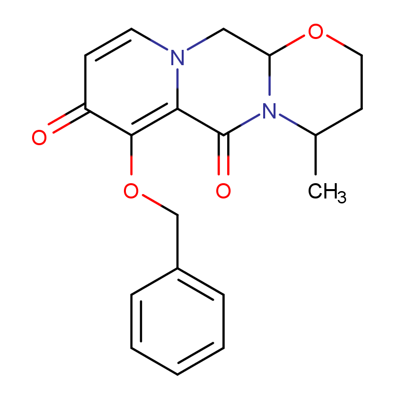 (4R,12aS)-7-(benzyloxy)-4-Methyl-3,4-dihydro-2H-[1,3]oxazino[3,2-d]pyrido[1,2-a]pyrazine-6,8(12H,12aH)-dione(CAS#1206102-09-1)