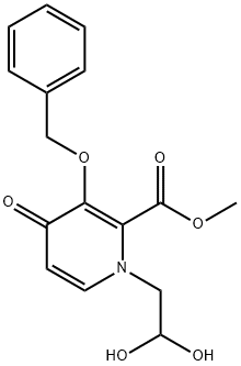 Methyl 3-(benzyloxy)-1-(2,2-dihydroxyethyl)-4-oxo-1,4-dihydropyridine-2-carboxylate(CAS#1206102-08-0)