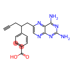 4-(1-(2,4-diaminopteridin-6-yl)pent-4-yn-2-yl)benzoic acid(CAS#146464-93-9)