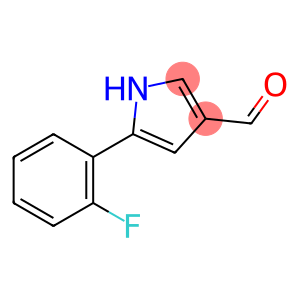 5-(2-fluorophenyl)-1H-Pyrrole-3-carboxaldehyde(CAS#881674-56-2)