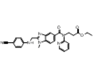 Ethyl 3-(2-((4-cyanophenylamino)methyl)-1-methyl-N-(pyridin-2-yl)-1H-benzo[d]imidazole-5-carboxamido)propanoate（CAS# 211915-84-3)